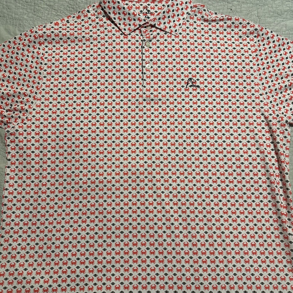 Rhoback Men's Patterned Polo Shirt